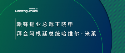 贛鋒鋰業(yè)總裁王曉申拜會阿根廷總統(tǒng)哈維爾·米萊